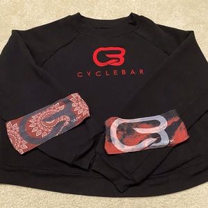 Cyclebar Large Cropped Crewneck